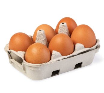 6 Free Range Eggs Tray