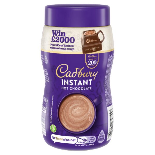 cadbury instant hot chocolate 250g