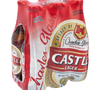 castle lager 330ml bottles x 5 pack