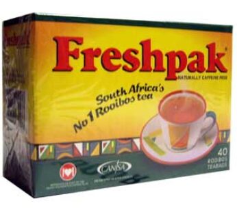 freshpak rooibos 100g, 40 tagless teabags