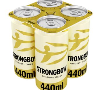 strongbow dark fruit cider 440ml x 4 pack