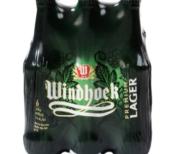 windhoek lager 330ml bottles x 6 pack