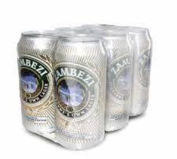 zambezi lager 500ml x 6 pack