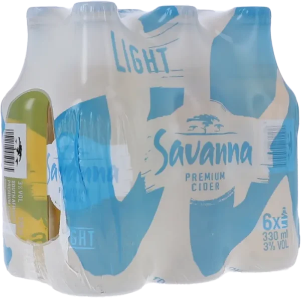 Savanna lite 340ml x 6 pack